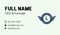 Military Aviation Letter Business Card Preview