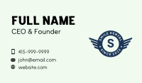 Military Aviation Letter Business Card Image Preview