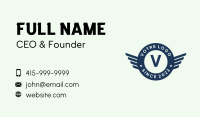 Military Aviation Letter Business Card Image Preview