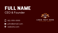 Handyman Drill Construction Business Card Design