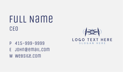 Drone Videography Photographer Business Card Image Preview