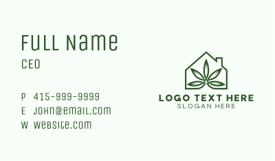 Organic House Plant Business Card Image Preview