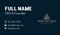 Luxury Triangle Pyramid Business Card Image Preview