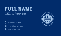 Barbell Mountain Stars Business Card Design