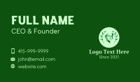 Green Leaf Lady  Business Card Design