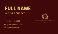 Luxury Crown Shield Business Card Image Preview