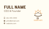 Sunrise Food Diner  Business Card Image Preview