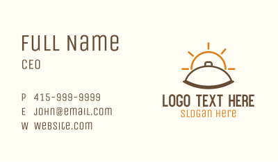 Sunrise Food Diner  Business Card Image Preview