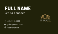 Royal Lion Crest Business Card Image Preview