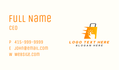 Online Shopping Express Business Card Image Preview