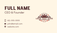 Hammer Chisel Woodworking Business Card Image Preview
