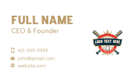 Crown Shield Baseball Business Card Preview