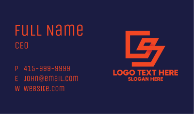 Modern Digital Line Business Card Image Preview