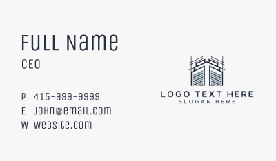 Property Structure Engineering Business Card Image Preview