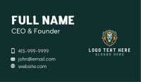 Lion Shield Gaming Business Card Image Preview