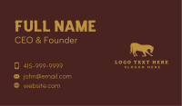 Gold Stallion Horse Business Card Image Preview