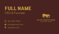 Gold Stallion Horse Business Card Image Preview