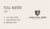 Bear Natural Leaves Business Card Image Preview
