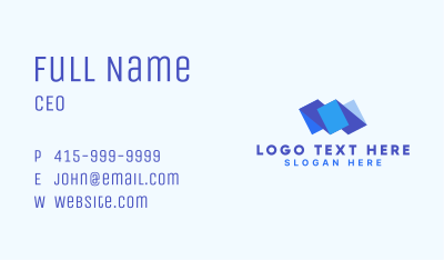 Finance Marketing Company Business Card Image Preview