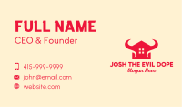 Red Bull House Business Card Image Preview