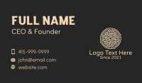 Celtic Circle Decoration Business Card Image Preview