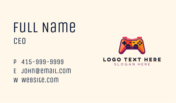 LGBT Game Controller Business Card Design Image Preview