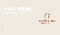 Broom Ghost Cleaner Business Card Image Preview