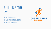 Running Mechanic Service Business Card Image Preview