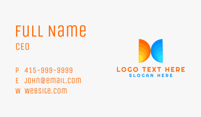 Colorful Generic Startup Business Card Image Preview
