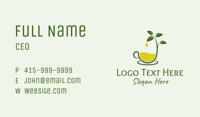 Citrus Green Tea  Business Card Image Preview
