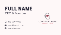 Heart Psychology Mental Health Business Card Image Preview
