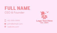 Cow Udder Dairy  Business Card Design