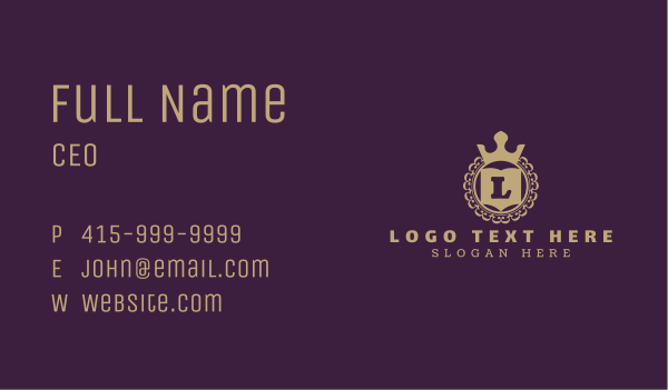 Crown Book College Business Card Design Image Preview