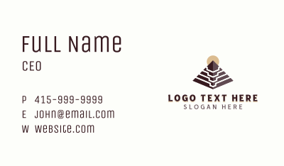 Tech Pyramid Enterprise Business Card Image Preview