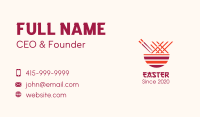 Oriental Noodle Restaurant Business Card Image Preview