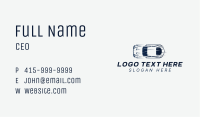 Racing Automobile Mechanic Business Card Image Preview