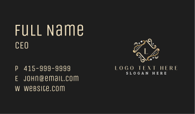 Premium Luxury Jeweller Business Card Image Preview