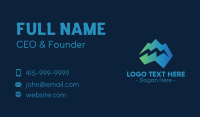 Modern Iceberg Crack Business Card Image Preview