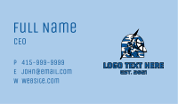 Spear Lady Space Warrior Business Card Image Preview