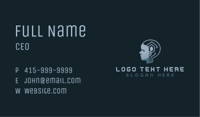Circuit Mind Tech Business Card Image Preview