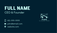 Car Pressure Washer Cleaning Business Card Design