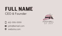 Woman Fedora Hat Business Card Image Preview