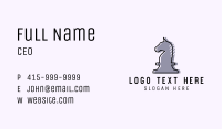 Chess Piece Horse Business Card Image Preview