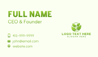 Natural Gardening Leaf Business Card Preview