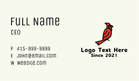 Cardinal Bird Business Card Image Preview