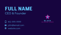 Human Star Volunteer Business Card Image Preview