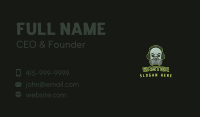 Ghoul Mask Headphones Business Card Image Preview