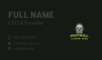 Ghoul Mask Headphones Business Card Image Preview