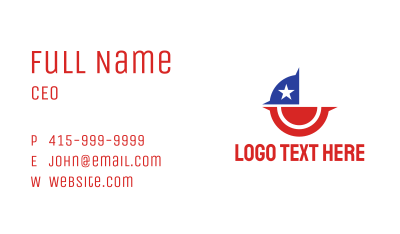 Chile Circle Badge Business Card