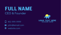Blue Little Unicorn Business Card Image Preview